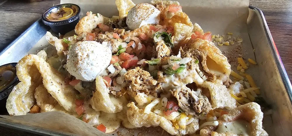 Pork Rind Nachos